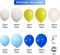 Royal Blue Yellow Lemon Balloon Garland Arch Kit with 142pcs Latex Balloons for Baby Shower Anniversary Birthday Wedding Graduation Office Party DIY Decoration.